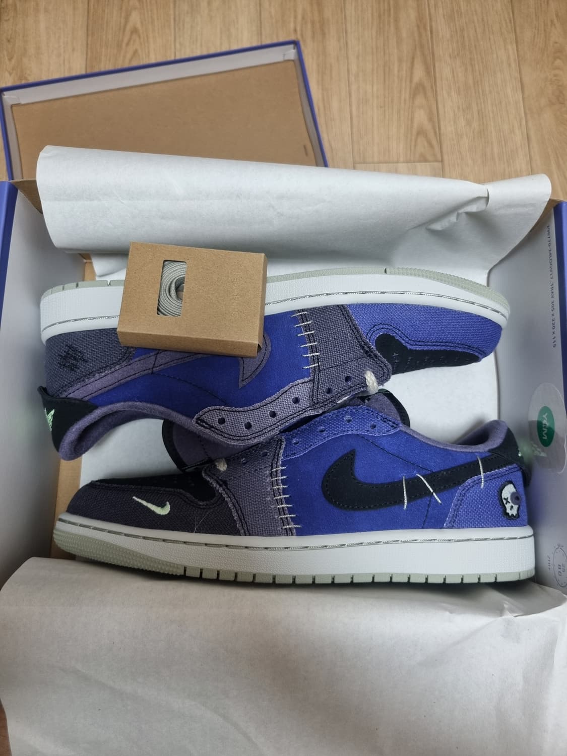 조던 1 x 자이언 윌리엄슨 레트로 로우 OG 리젠시 퍼플 265 상품이미지5