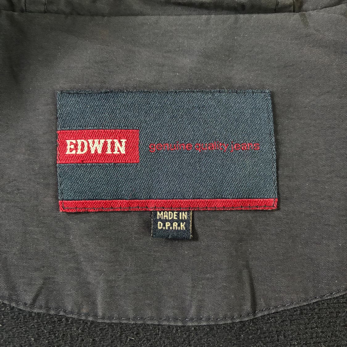 Edwin  에드윈 오리지널 자수 베이지 바람막이 자켓 상품이미지6