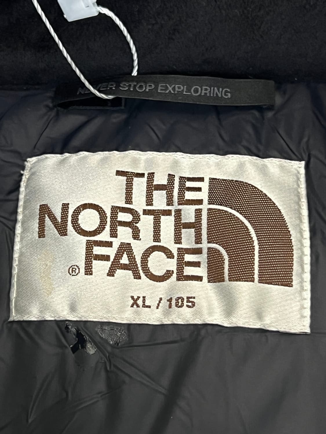 노스페이스 화이트라벨 레오파드 눕시 패딩 상품이미지7