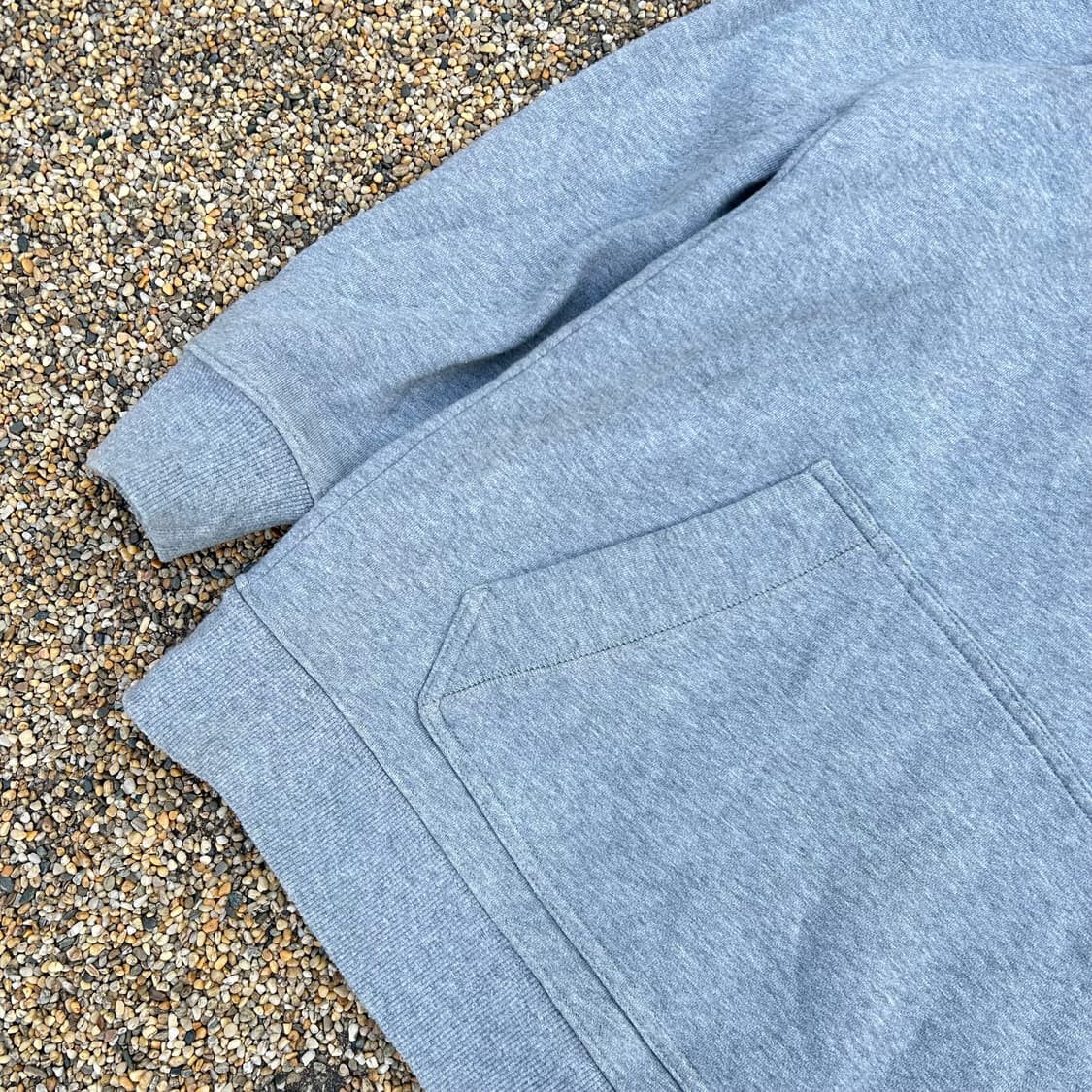 오클리 유니언잭 로고 그레이 후드티 상품이미지3