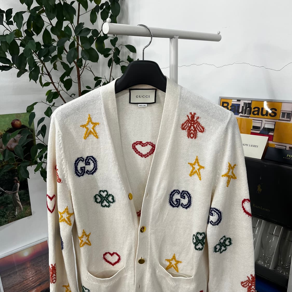 구찌 자카드 심볼 가디건 M 상품이미지2