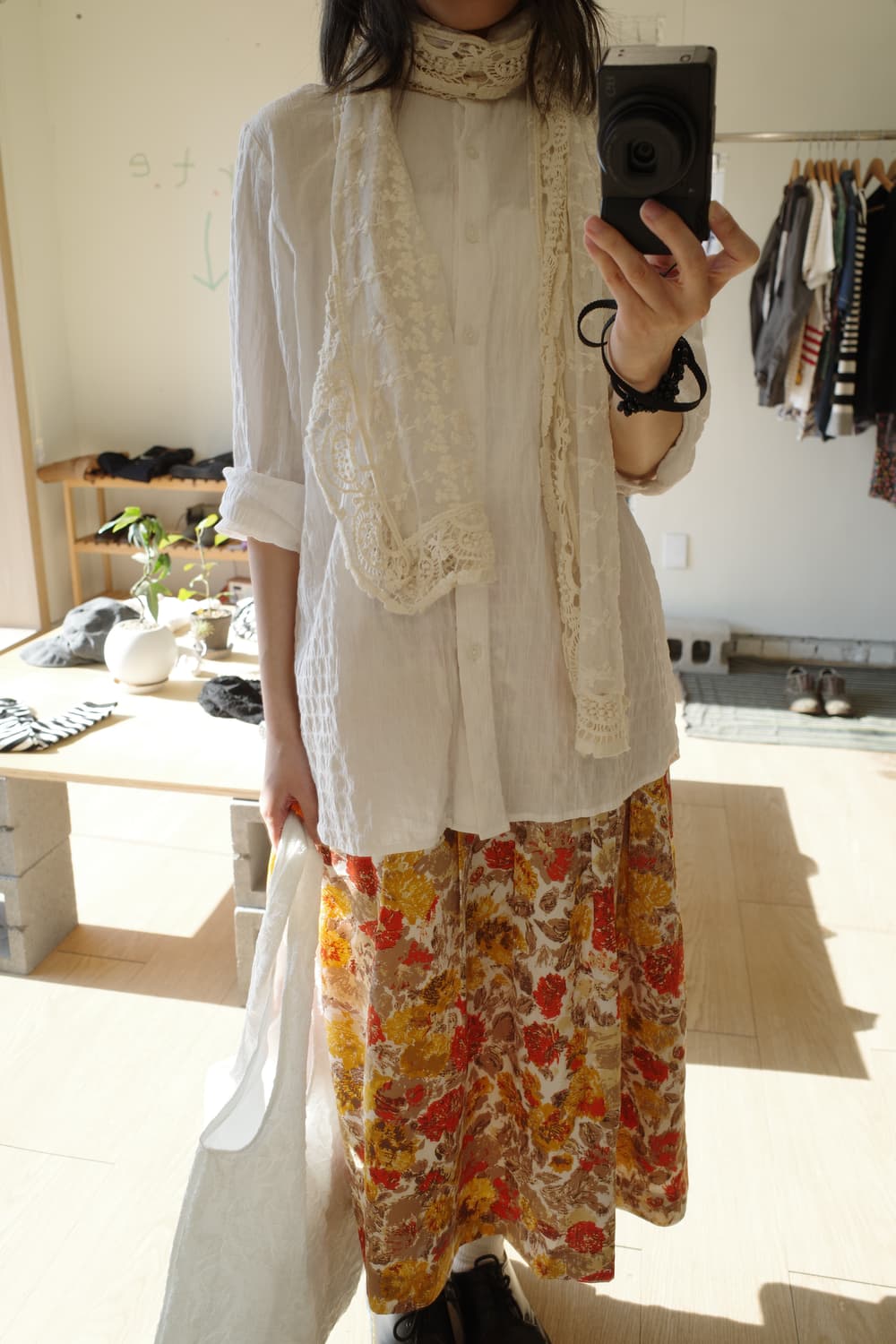 빈티지 플라워 스커트 상품이미지3