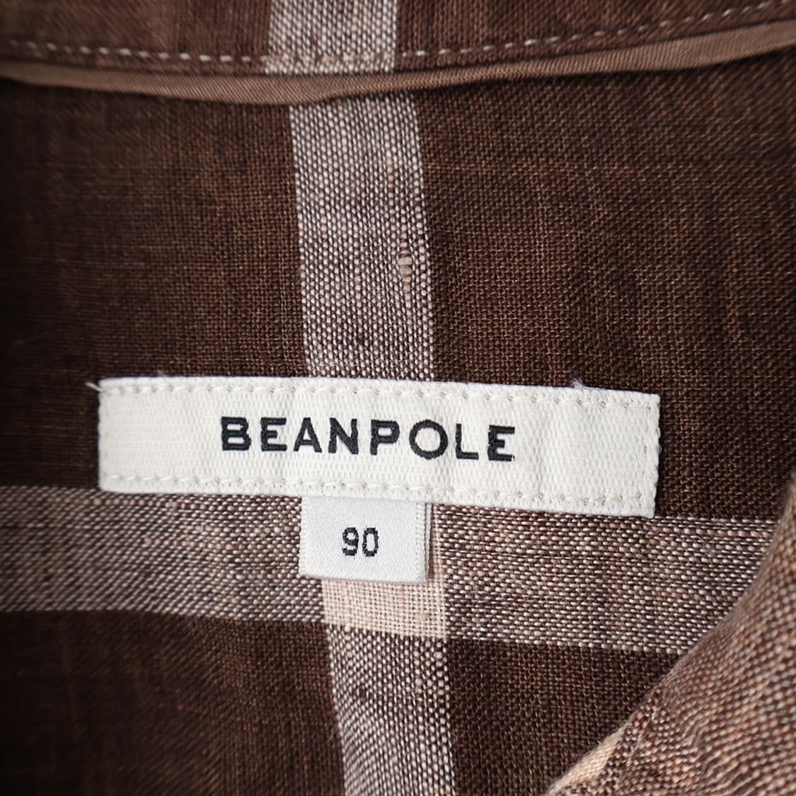 55/빈폴 린넨 체크 셔츠 상품이미지7