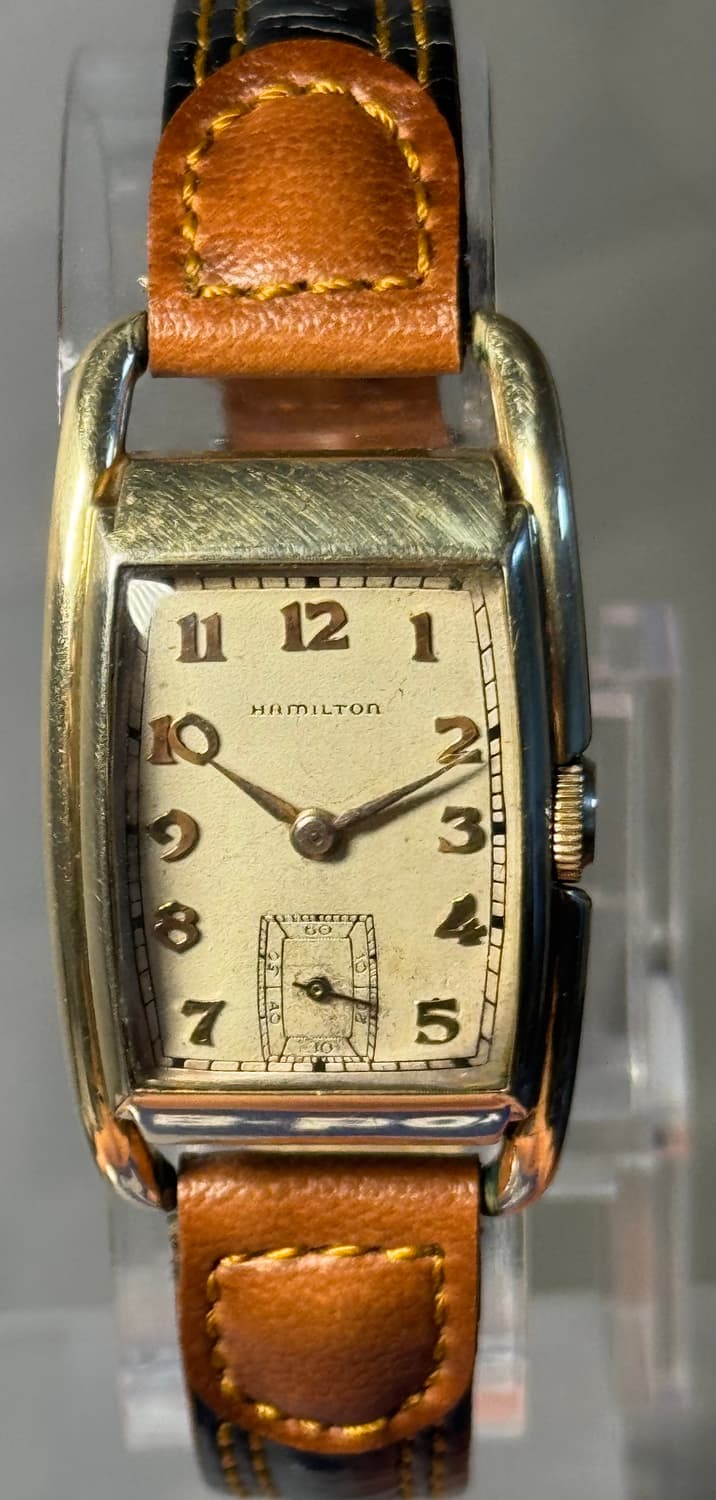 빈티지 해밀턴 서튼 수동 남성 손목시계 수리품 상품이미지2