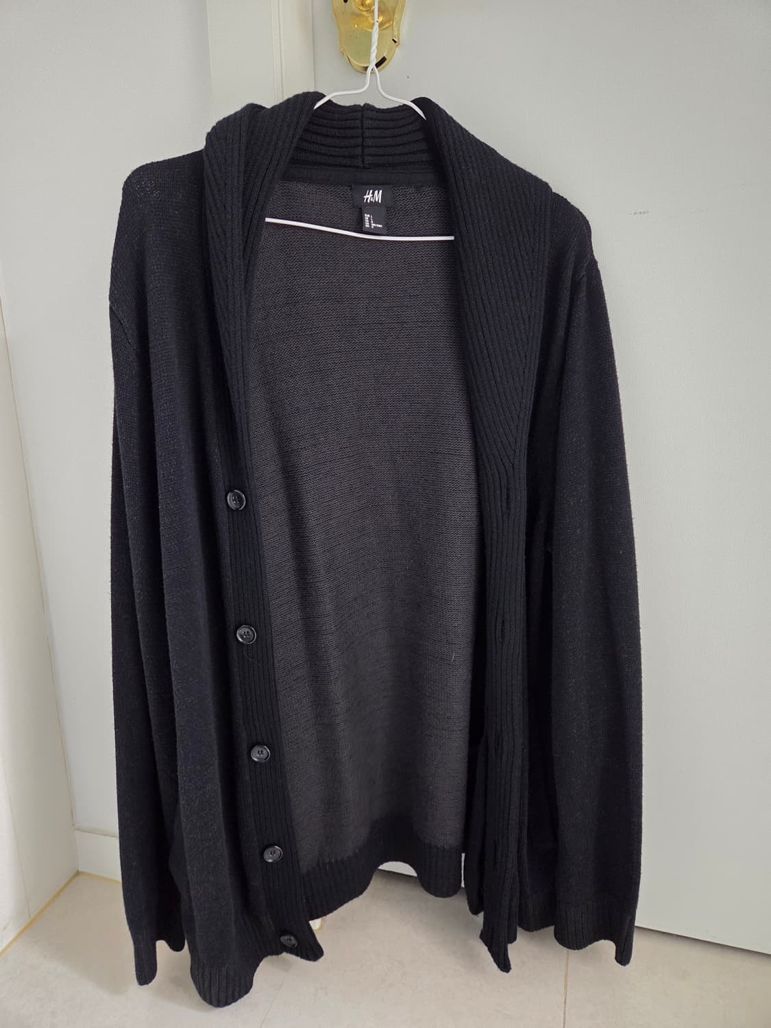 H&M 숄카라 니트 가디건 L 상품이미지1