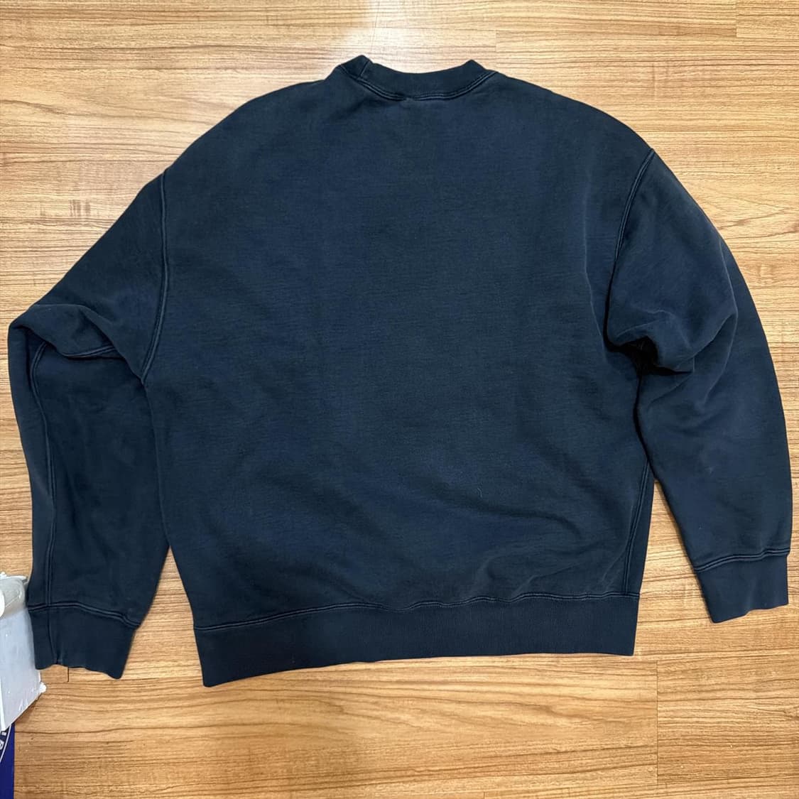 나이키 x 스투시 NRG 워시드 플리스 크루넥 블랙 상품이미지4