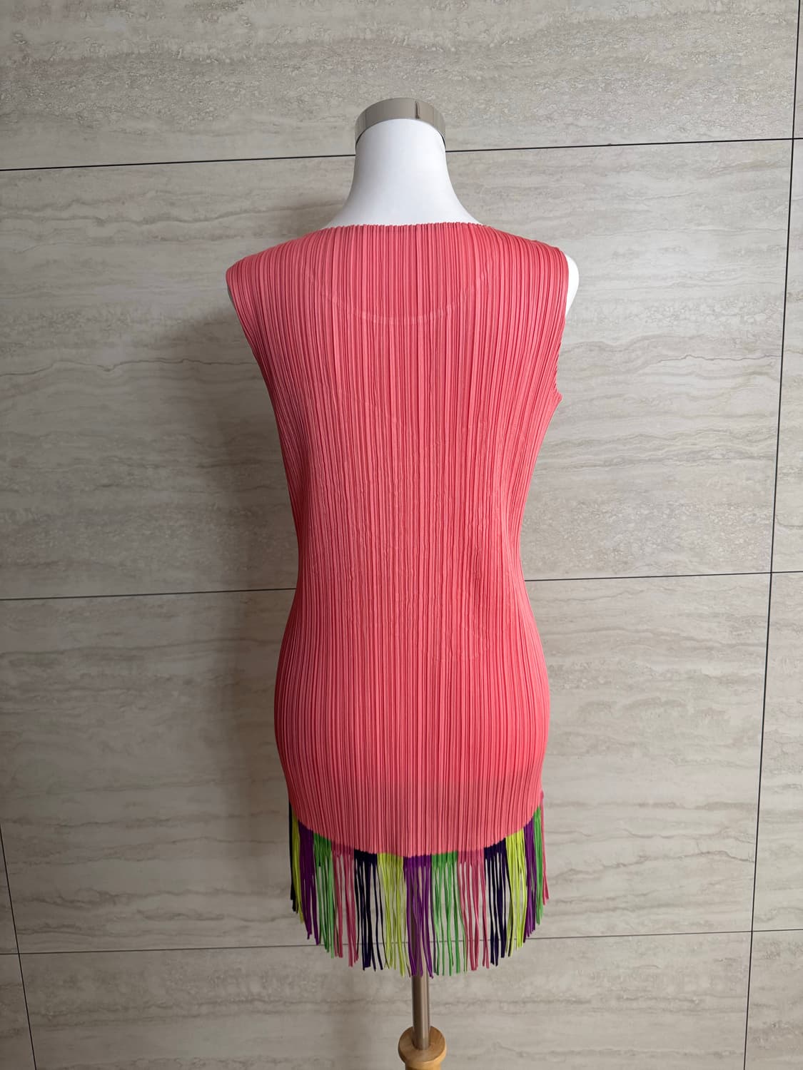 pleats please 플리츠플리즈 야자수 프릴 나시 상품이미지4