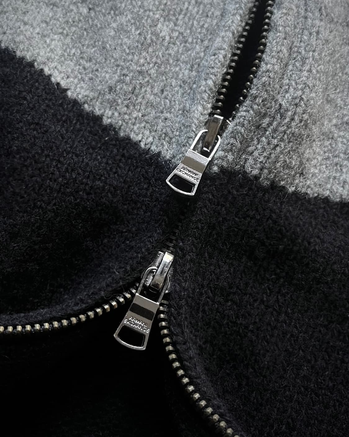 90-00s Armani Exchange Knit Zip-up JK 상품이미지8