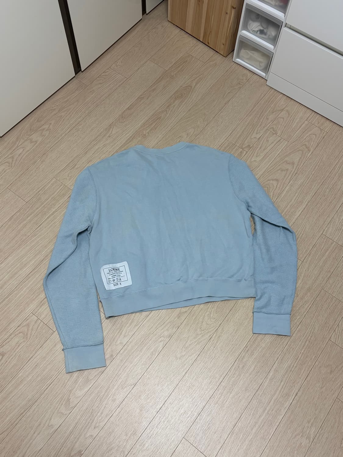 [XS, 100-105] 로에베 해골 오버핏 맨투맨 상품이미지2