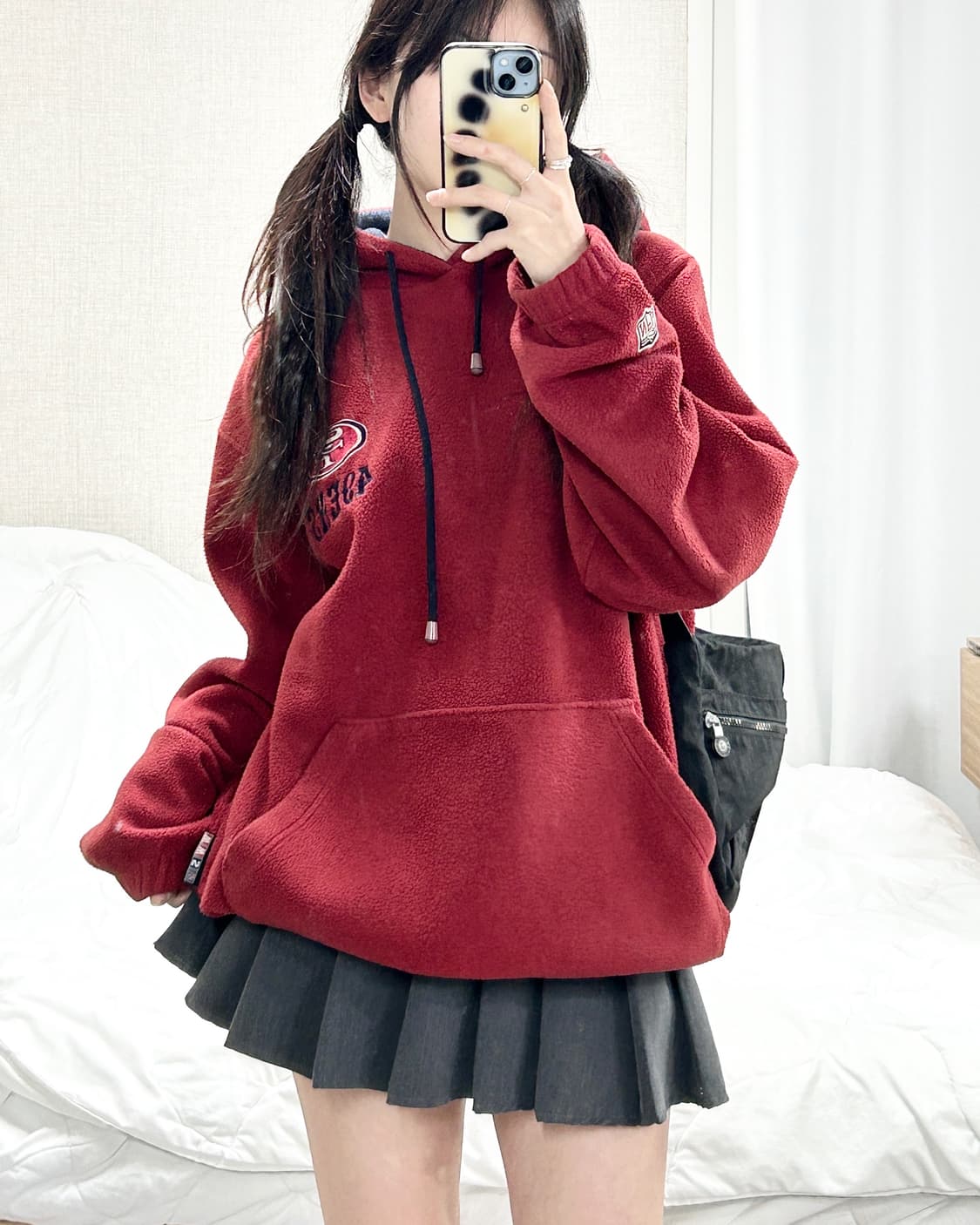 WWS NFL 90‘s 샌프란시스코 포티나이너스 플리스 후드 상품이미지3