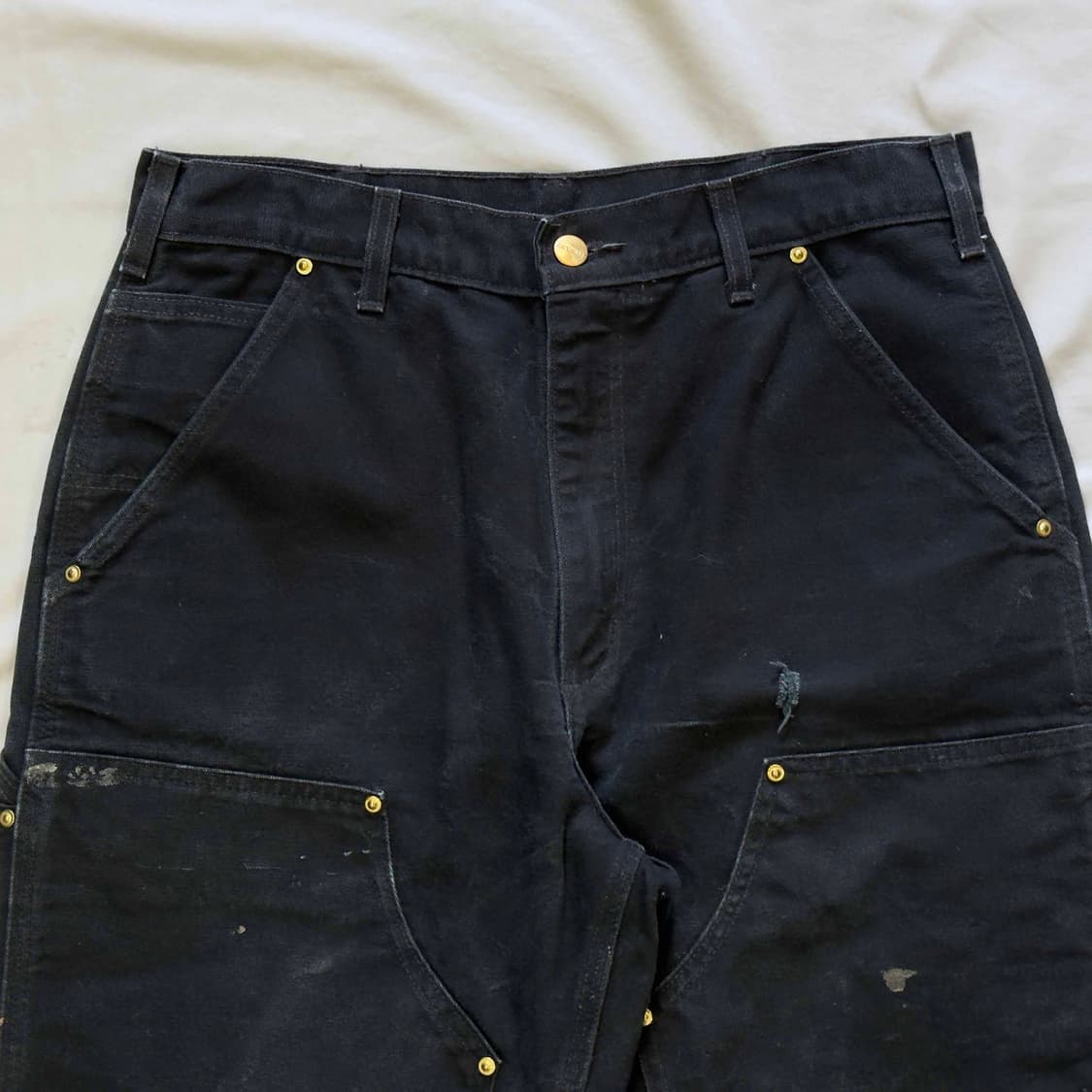 칼하트 더블니 워크팬츠 B01 BLK 32X34 상품이미지2