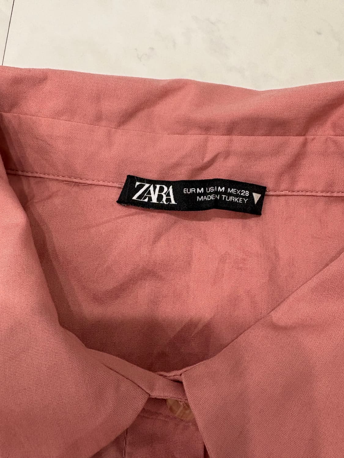 zara pink shirts 상품이미지4