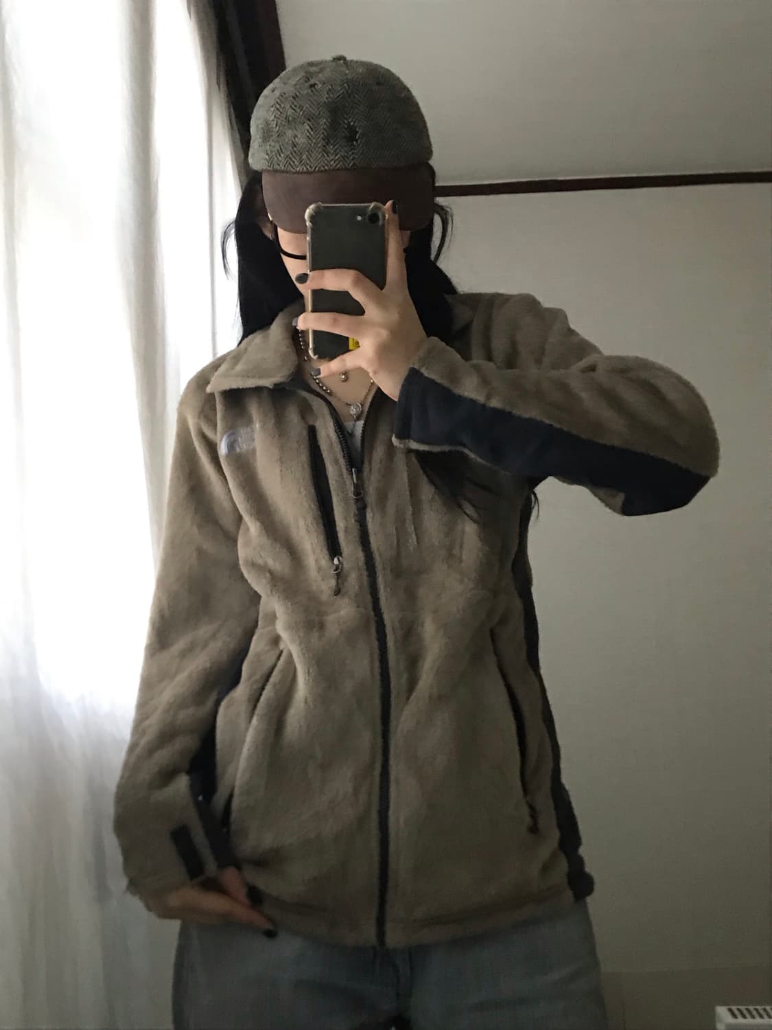 노페 베이지 후리스 상품이미지6