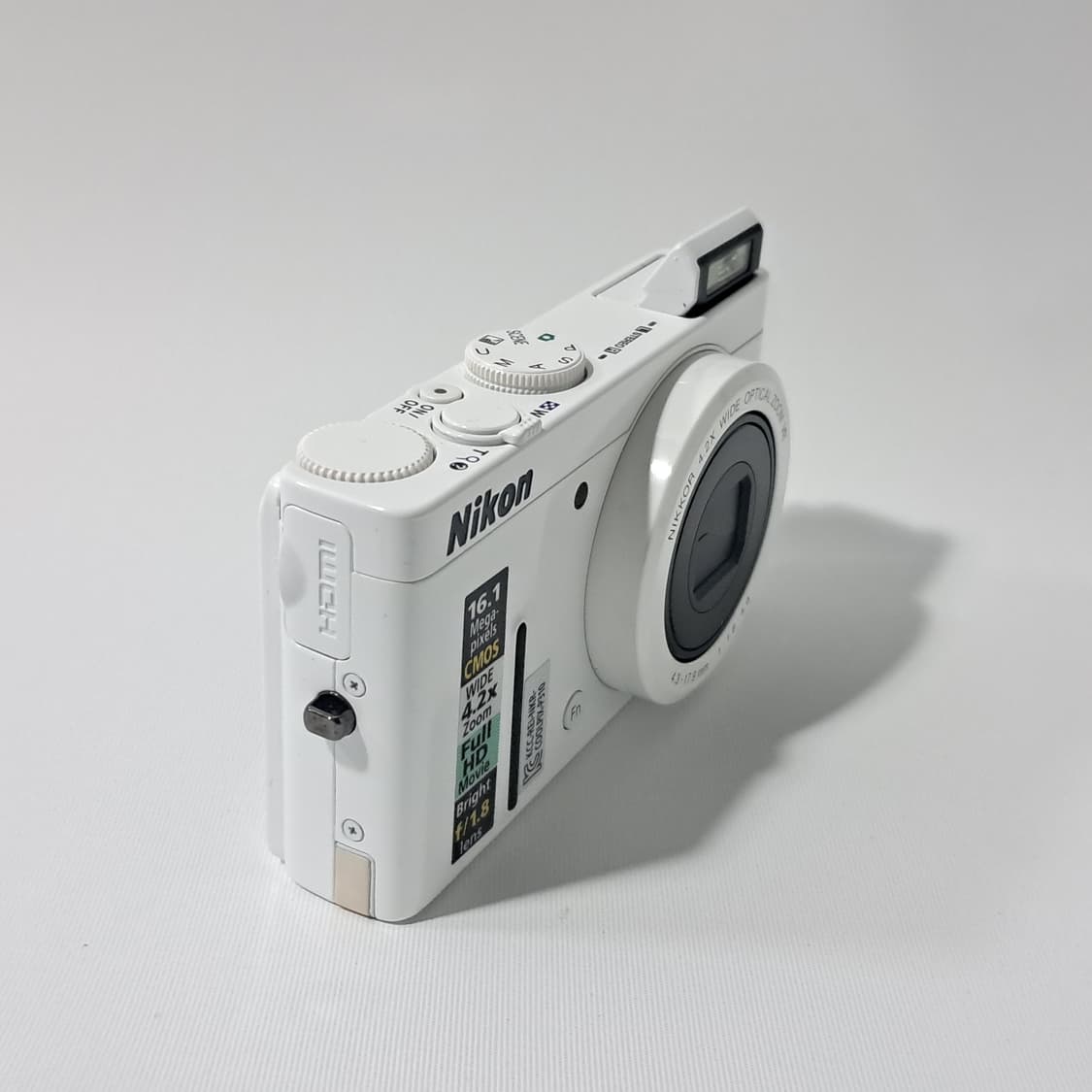 팝업 플래시!) 니콘 쿨픽스 P310 화이트 디카 상품이미지3
