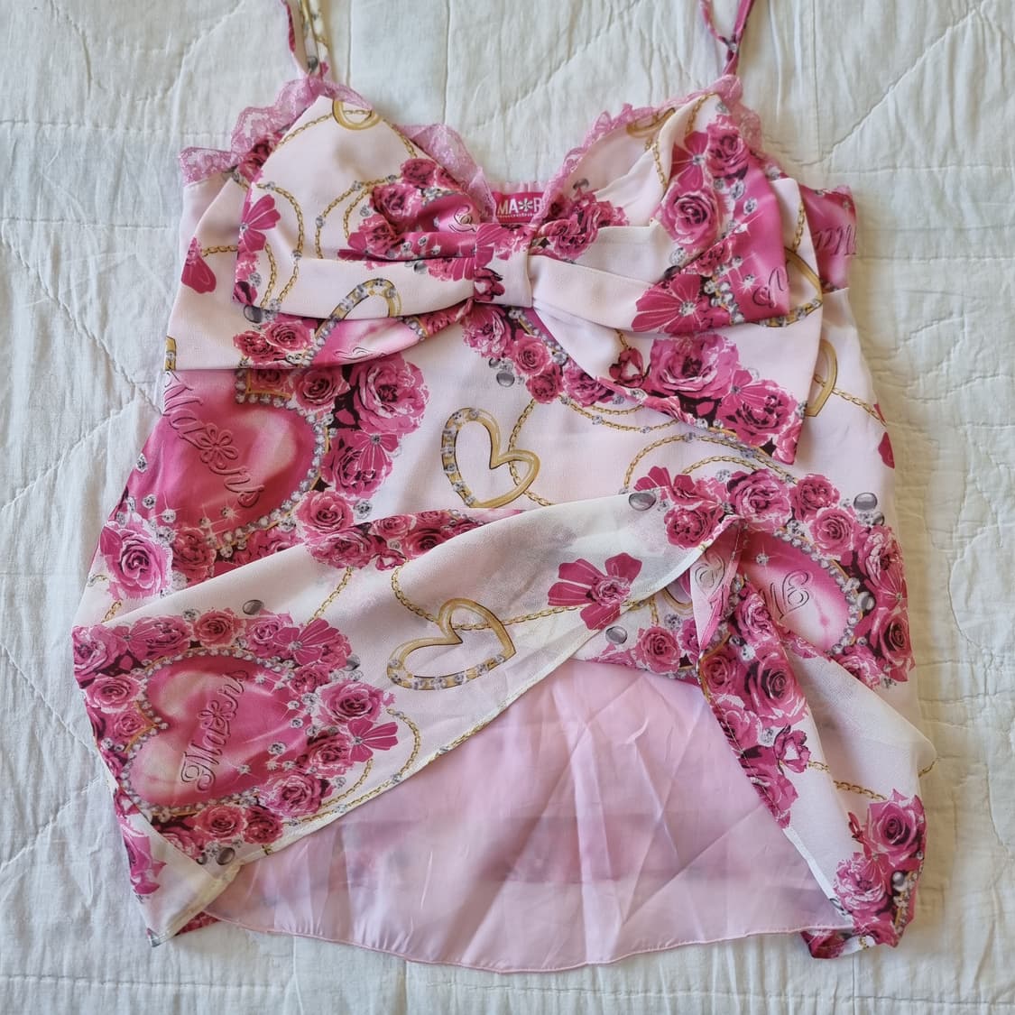 MARS 마즈 빅리본 하트로즈 주얼체인 오리지널 셋업 상품이미지4