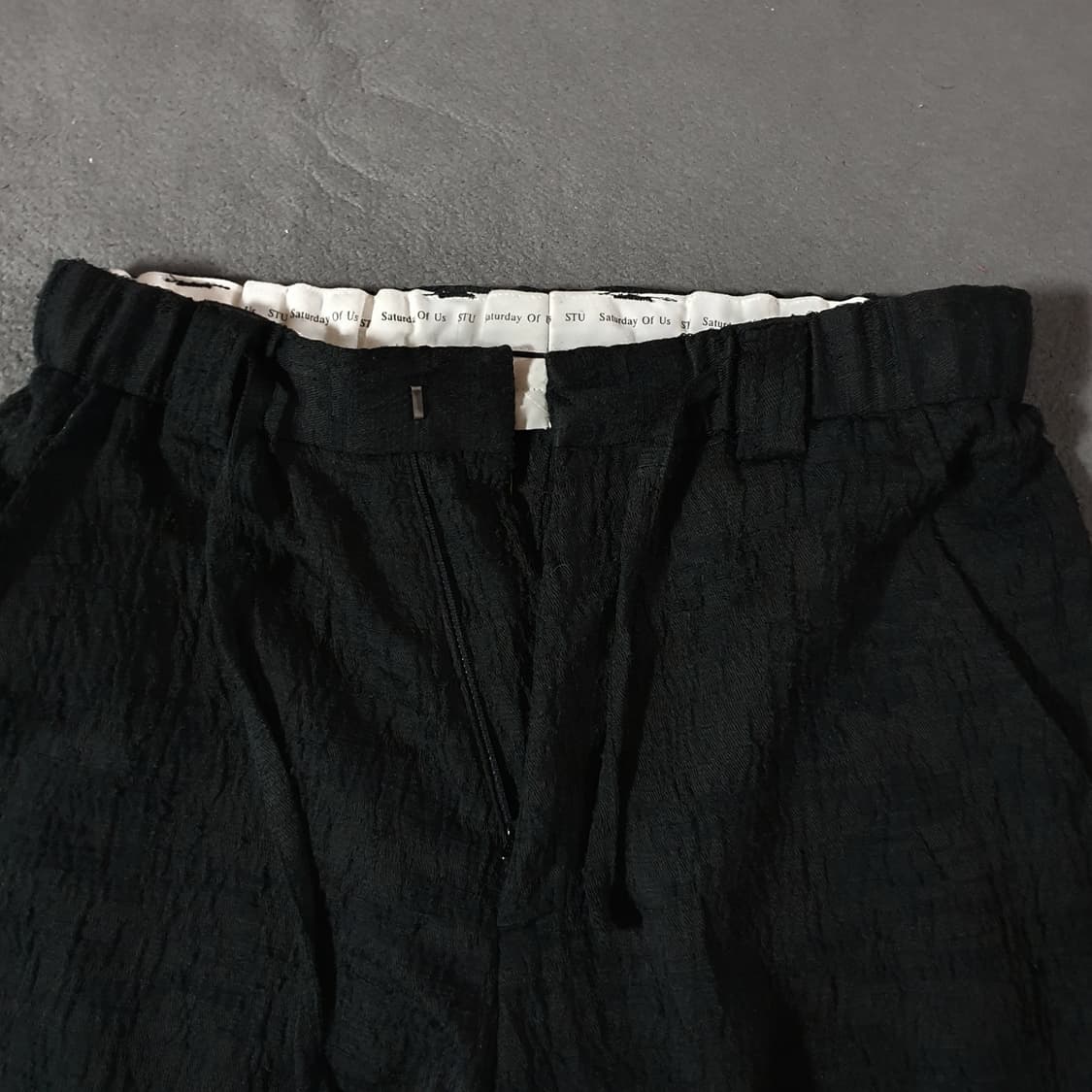 STU 에스티유 자카드 밴딩 팬츠 F 상품이미지4