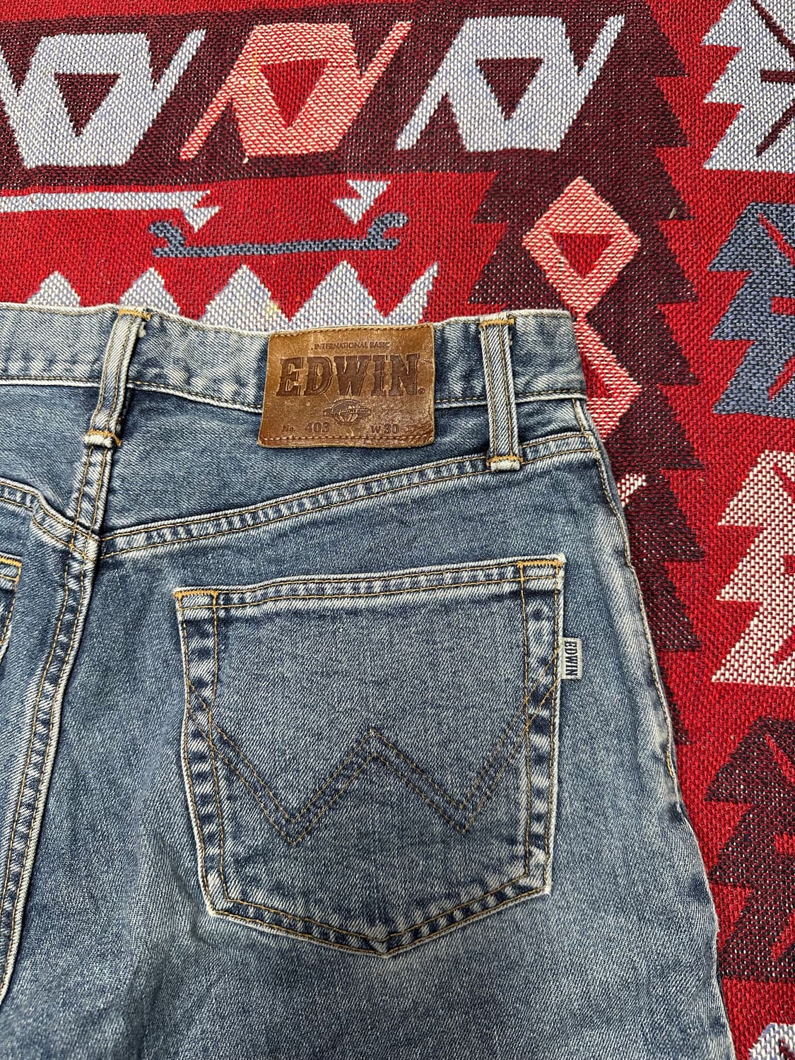 00’s EDWIN 403 화이트탭 데님팬츠 상품이미지3