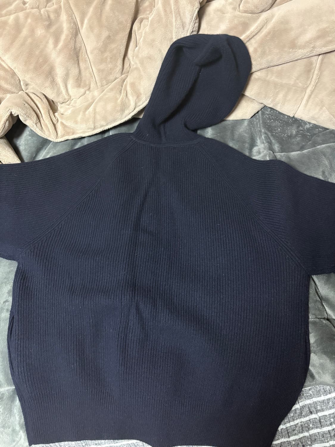 포터리 하프집업 니트 후드 상품이미지3