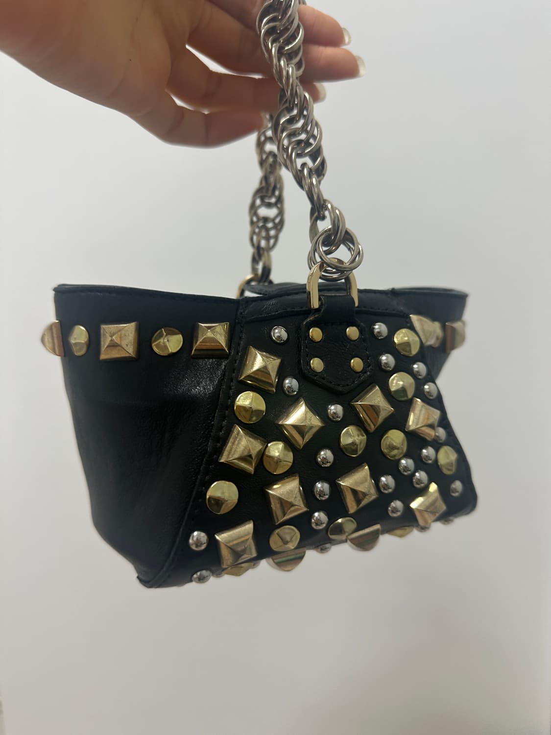versace for h&m 베르사체 미니 스터드 백 상품이미지3