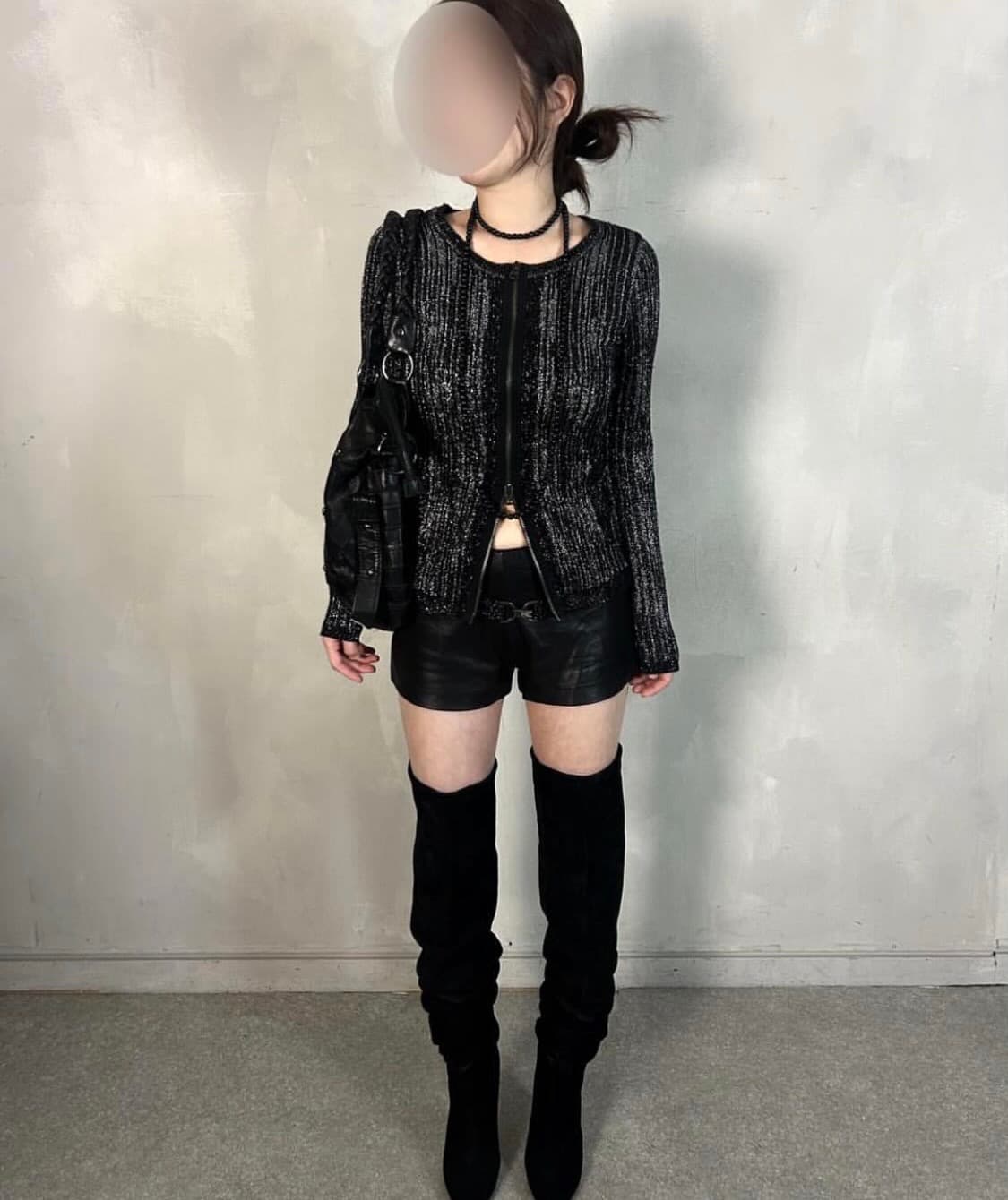 아르마니 익스체인지 투웨이 글리터 집업 상품이미지1