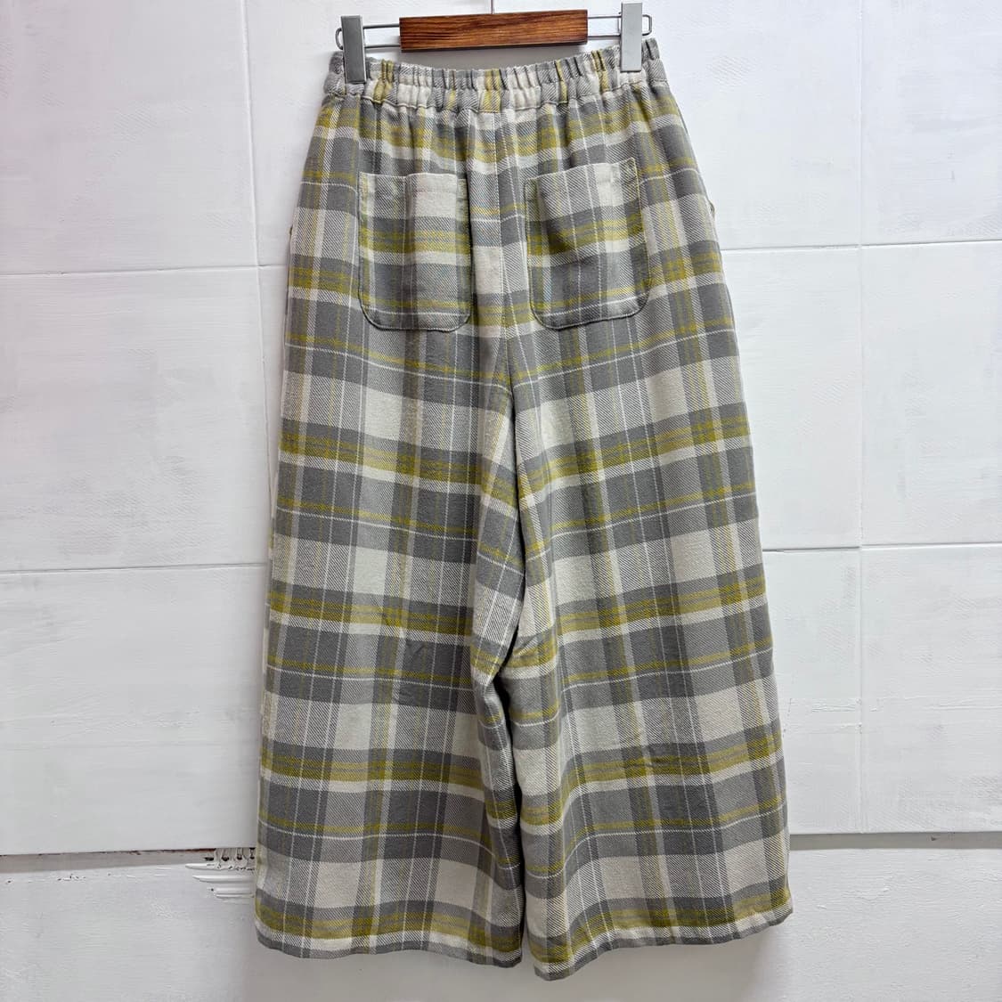 samansa mos2 사만사모스 체크 와이드 팬츠  상품이미지4