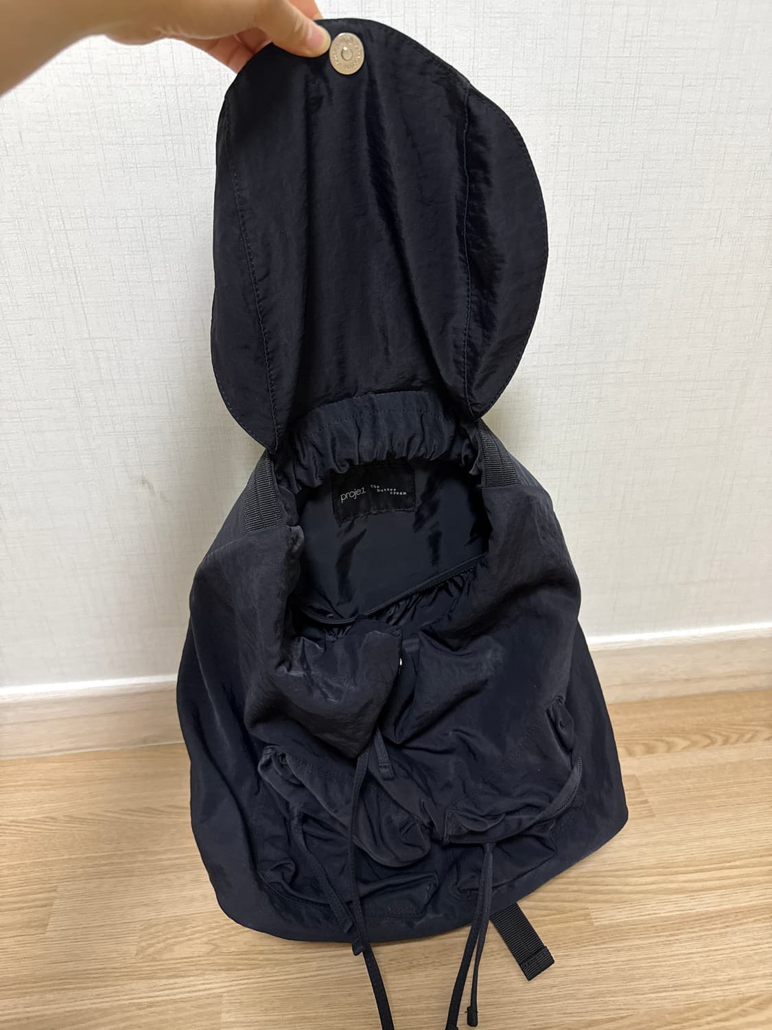 더버터크림x프로제 포켓 스트링 백팩 상품이미지2