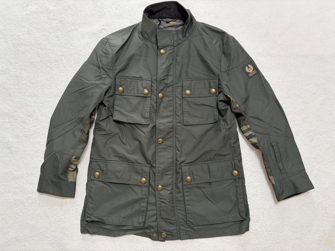 [46] 벨스타프x소프넷 필드마스터 나일론 자켓 (다크올리브/카모) 상품이미지1