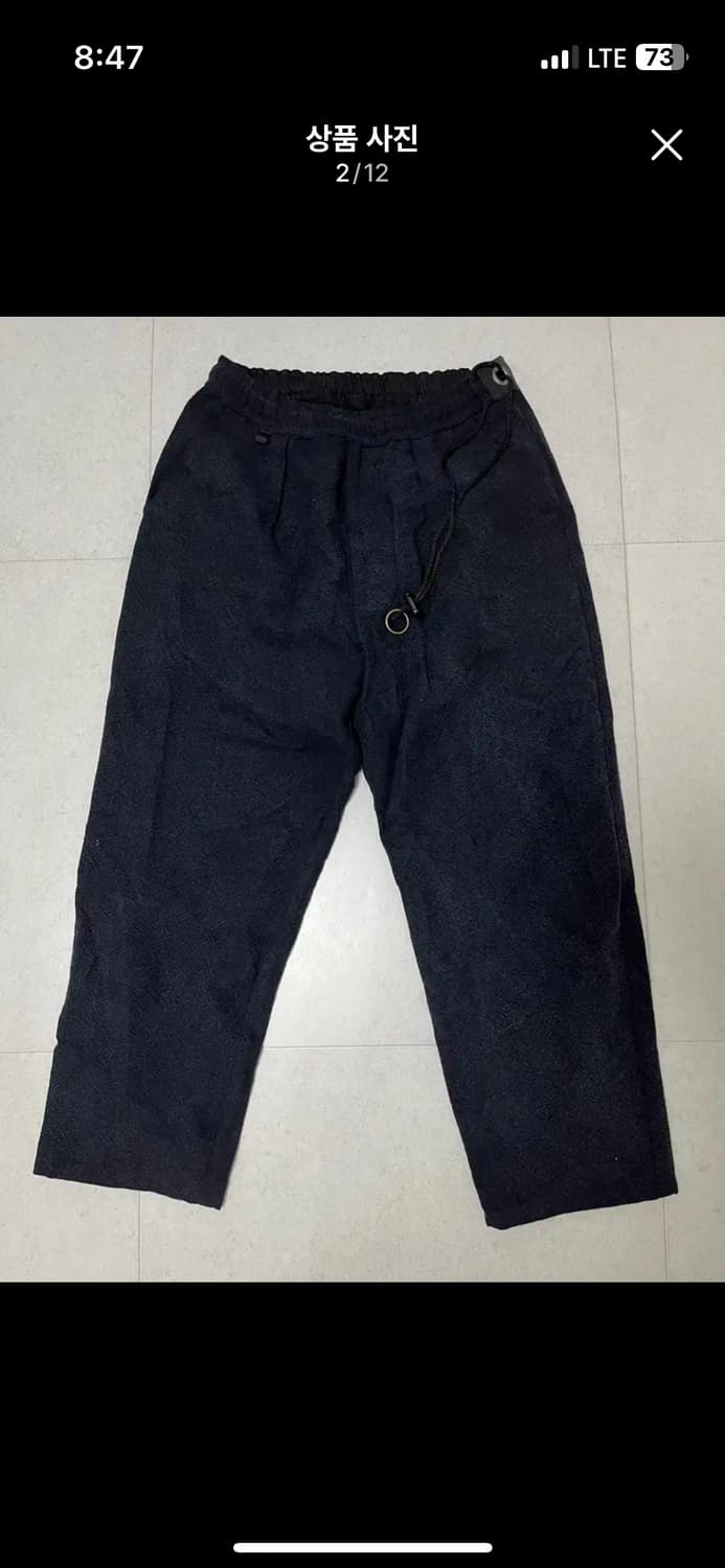 [2] 바벨오브젝트 / 25SS 매트 와이드팬츠 / 블랙 상품이미지2