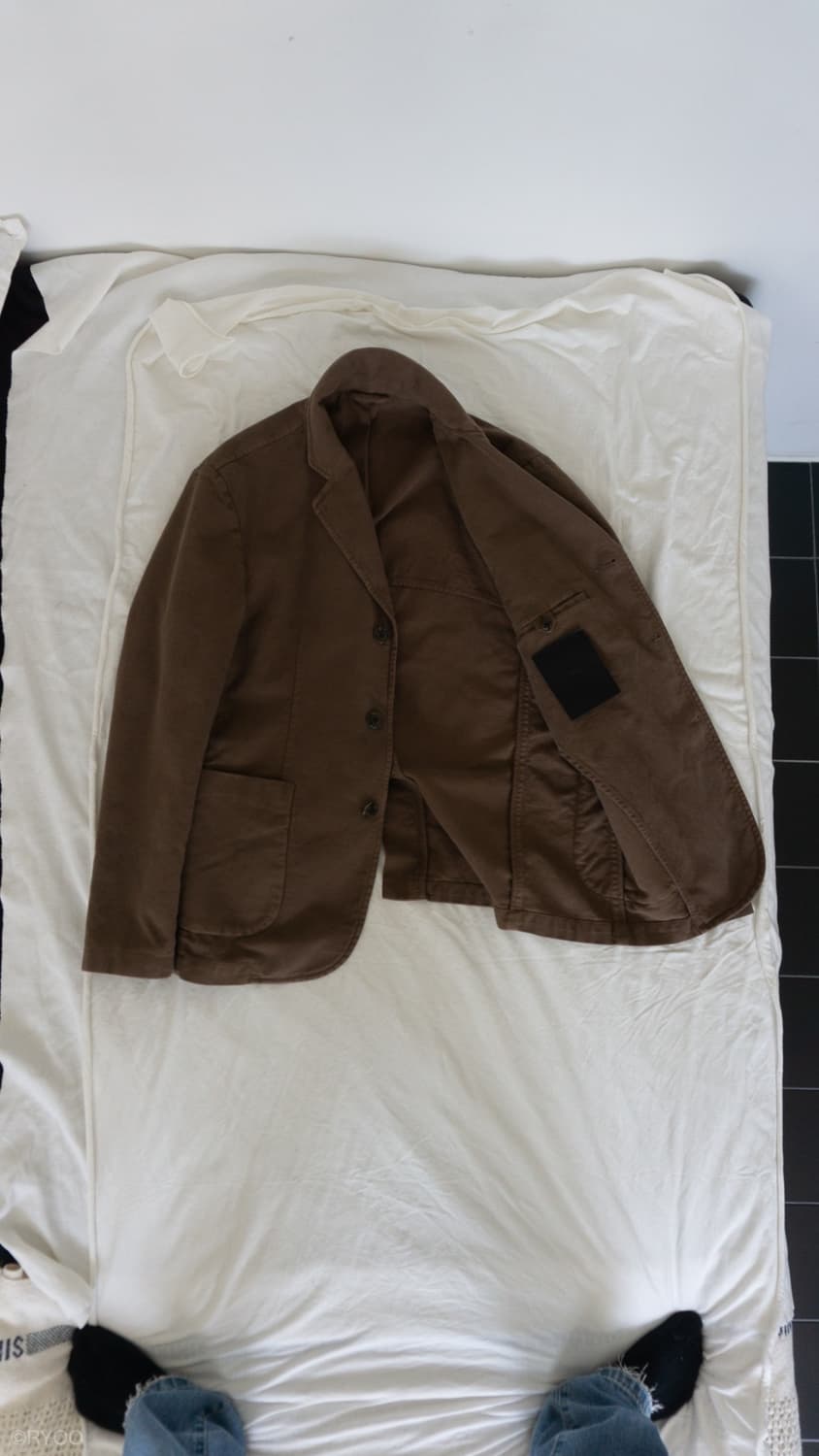 [L] RYOO Dyed Jacket #1. Brown 상품이미지6