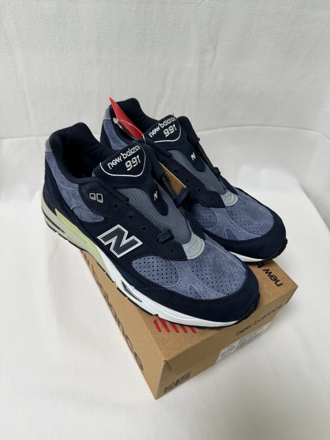 뉴발란스 991 네이비 그레이 270mm 메이드인UK 상품이미지3