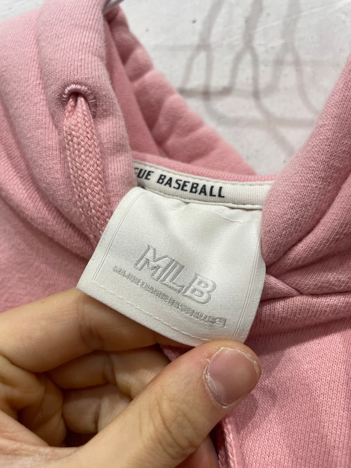 mlb 뉴욕양키즈 후드 핑크  상품이미지4