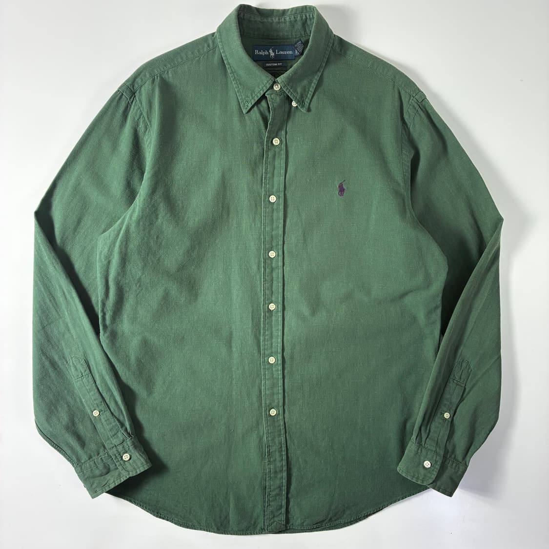 Polo 폴로 랄프로렌 그린 옥스포드 셔츠 상품이미지1