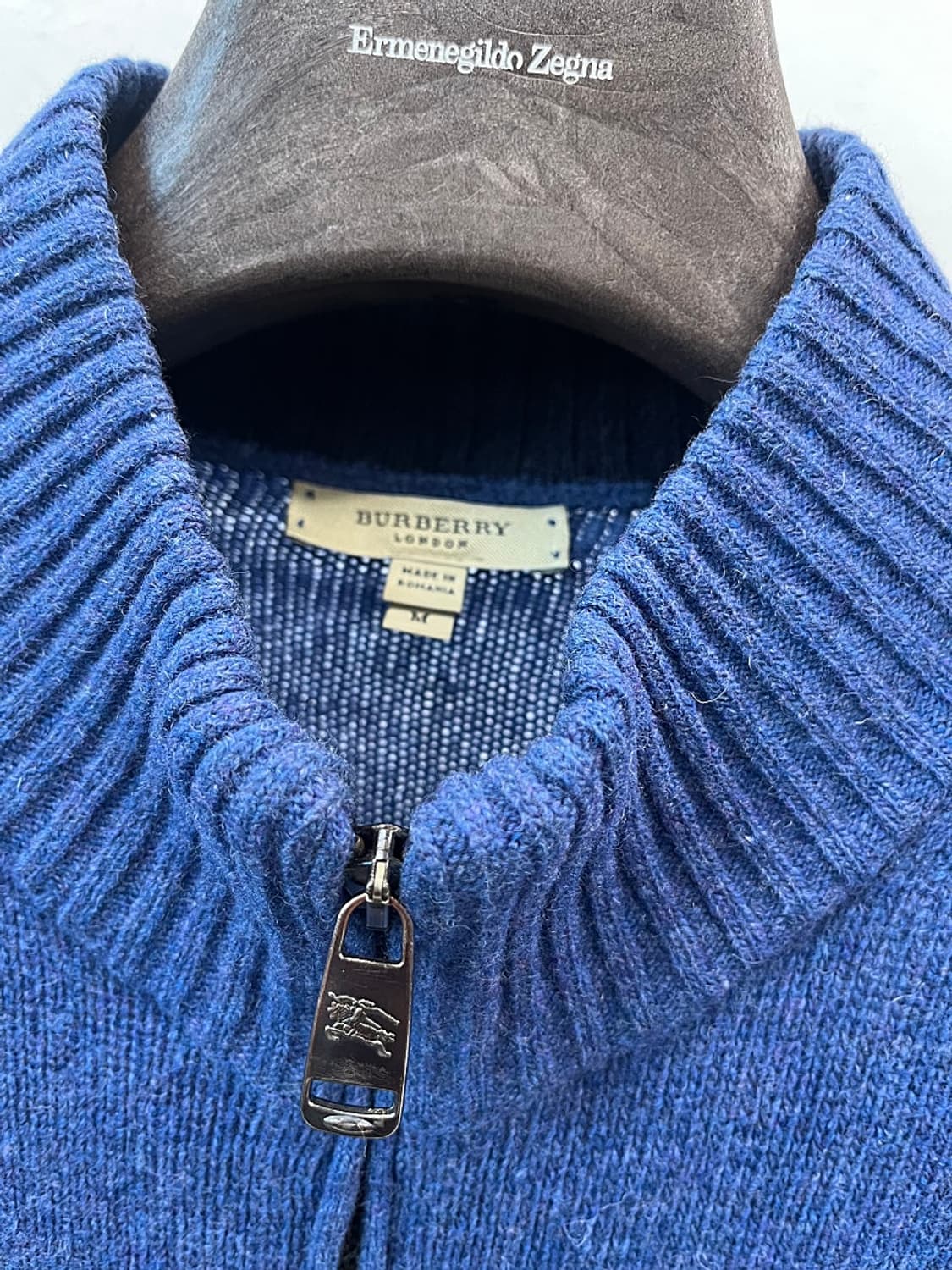 105) 버버리 진블루 니트집업 상품이미지3