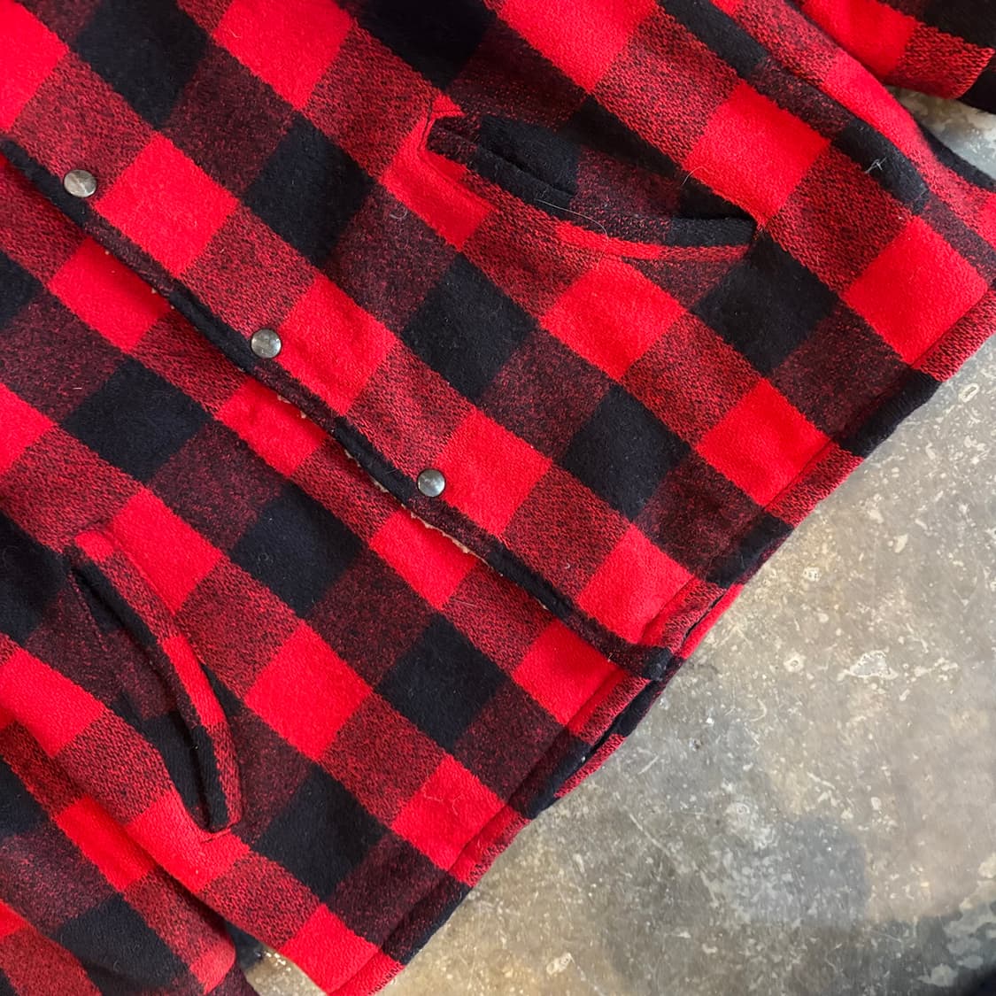 미국 빈티지 다마트 버팔로 체크 울 자켓 상품이미지6