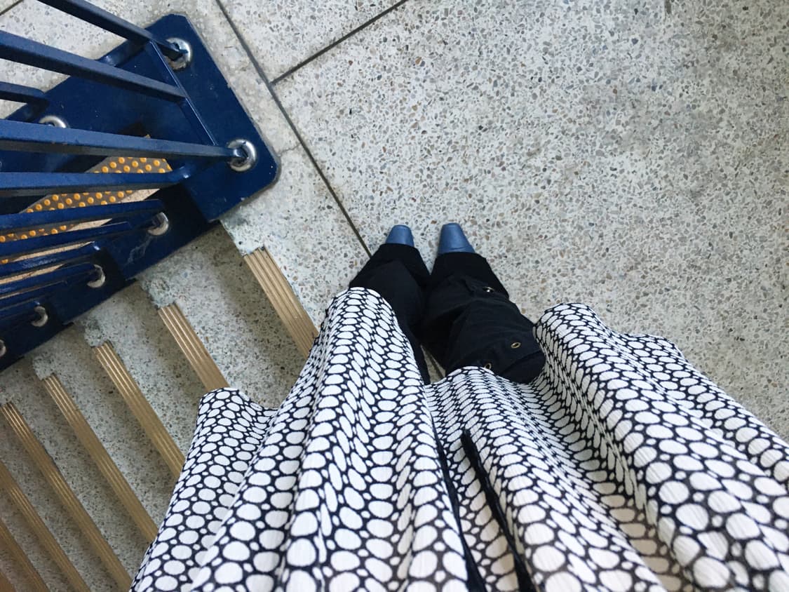 polka dot sheer blouse 상품이미지4