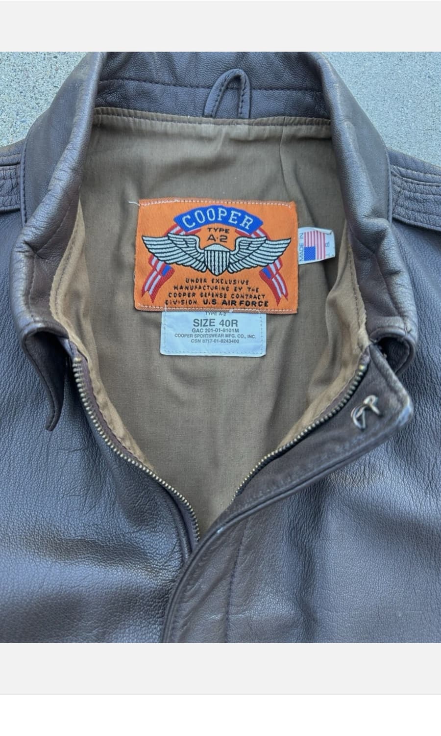 90s 쿠퍼 a2 40r사이즈 상품이미지2
