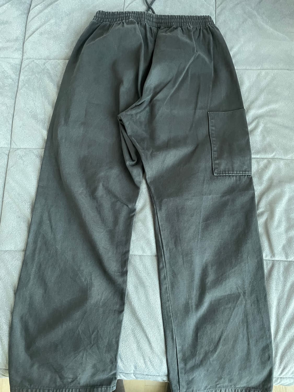 이지 갭 사틴 카고 팬츠 블랙 M 상품이미지3