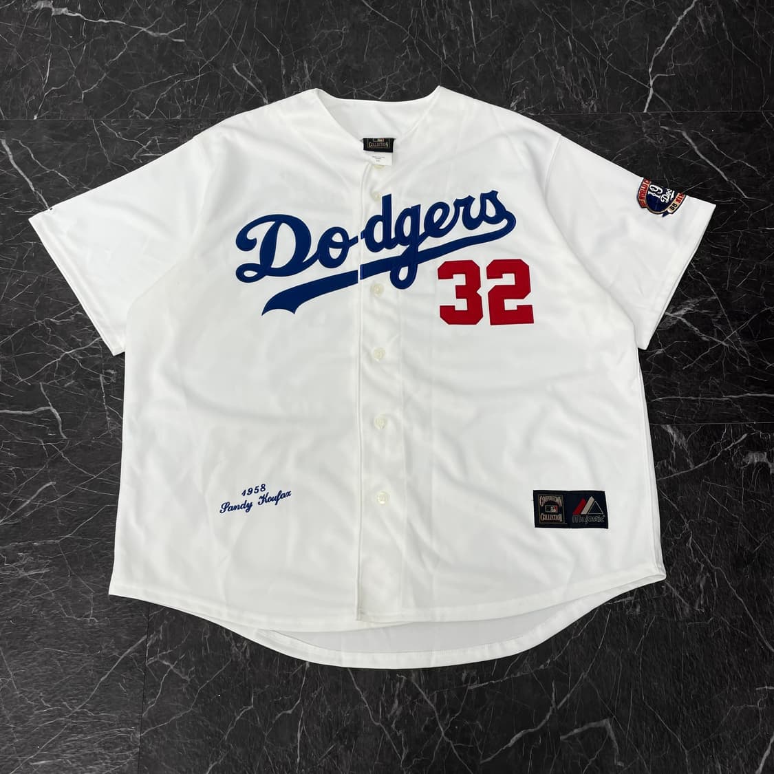 마제스틱 LA다져스 KOUFAX 패치워크 반팔 유니폼  상품이미지3