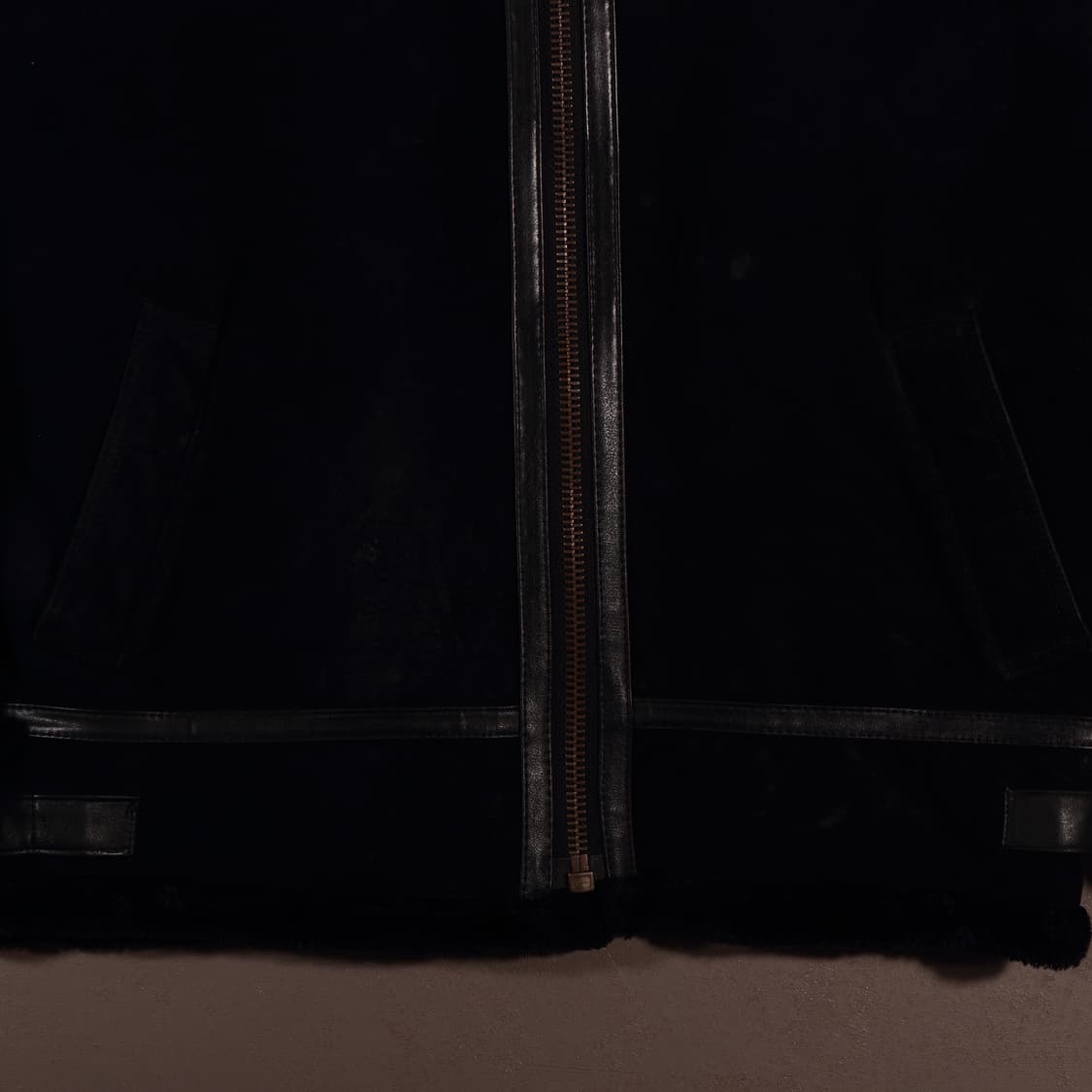 빈티지 블랙 무스탕 자켓 상품이미지4