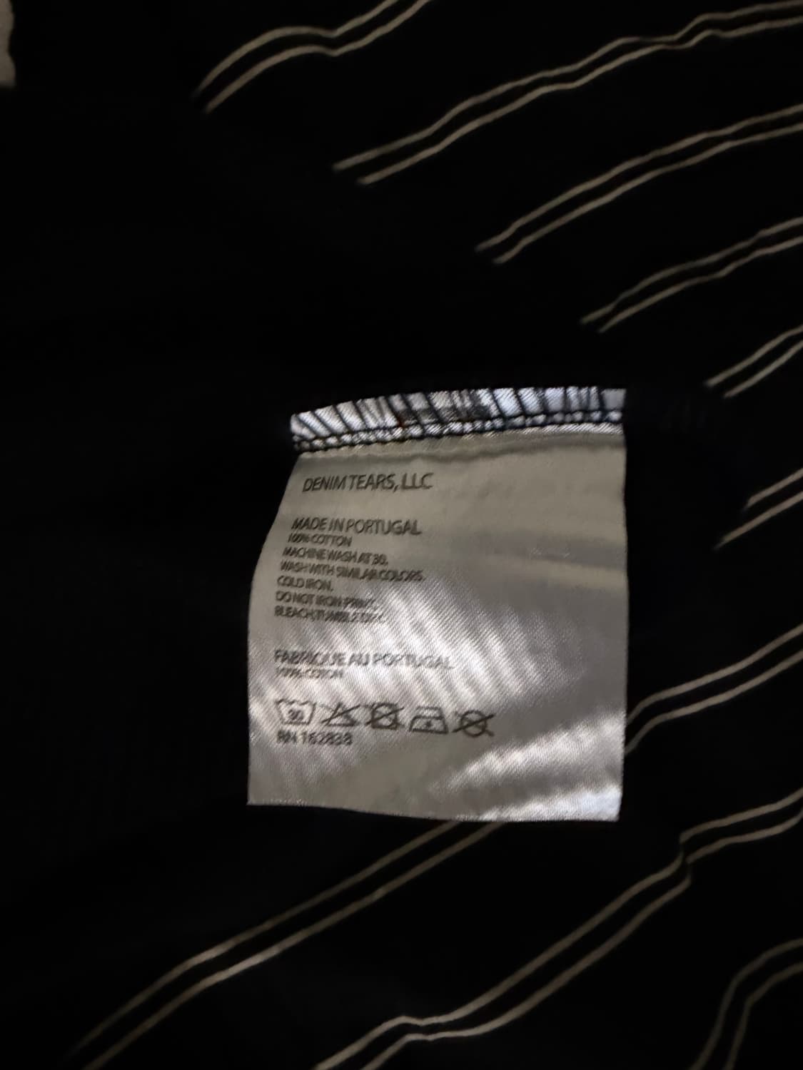 급처)) 데님티어스 후드티 블랙 L 상품이미지3