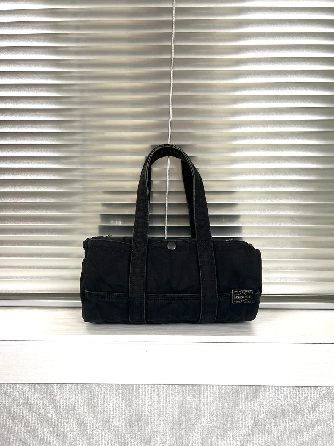 PORTER-CANVAS BOSTON BAG M(Black) 상품이미지2