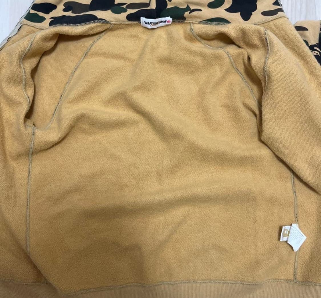 베이프 황계 카모 후드 집업 1st camo 상품이미지3