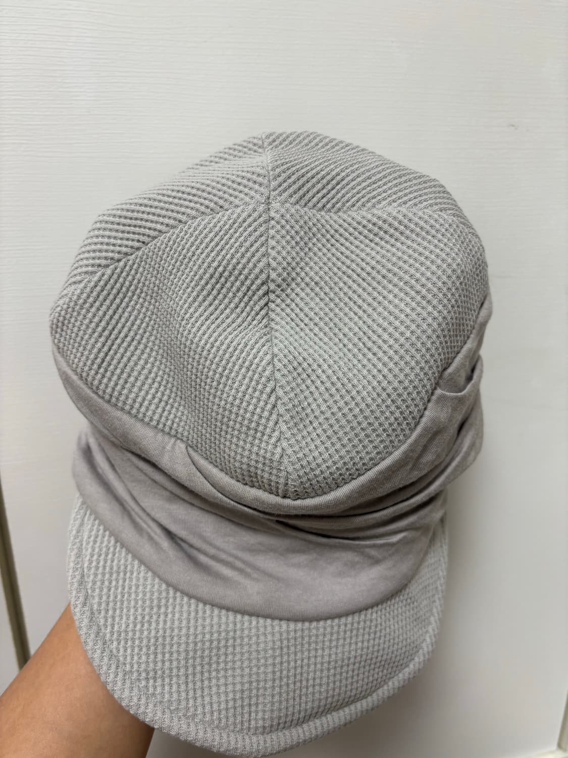 Ca4la 드레이프 와이어 니트 캡 상품이미지6