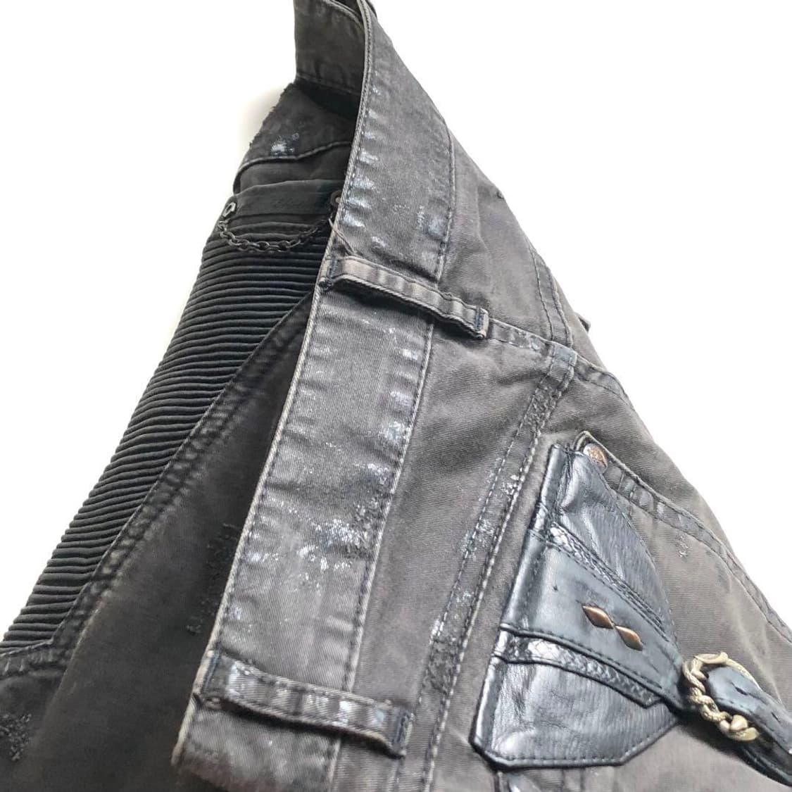 14th addiction distressed coated jeans 상품이미지3