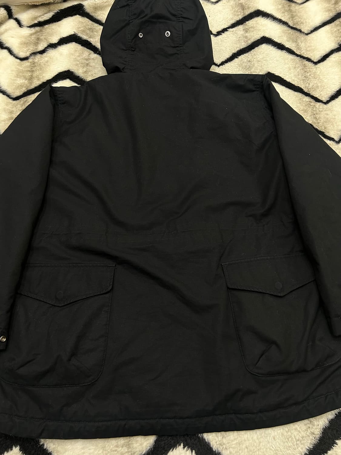 [L]유니클로x엔지니어드가먼츠 유틸리티 퍼프테크 자켓/블랙 상품이미지4