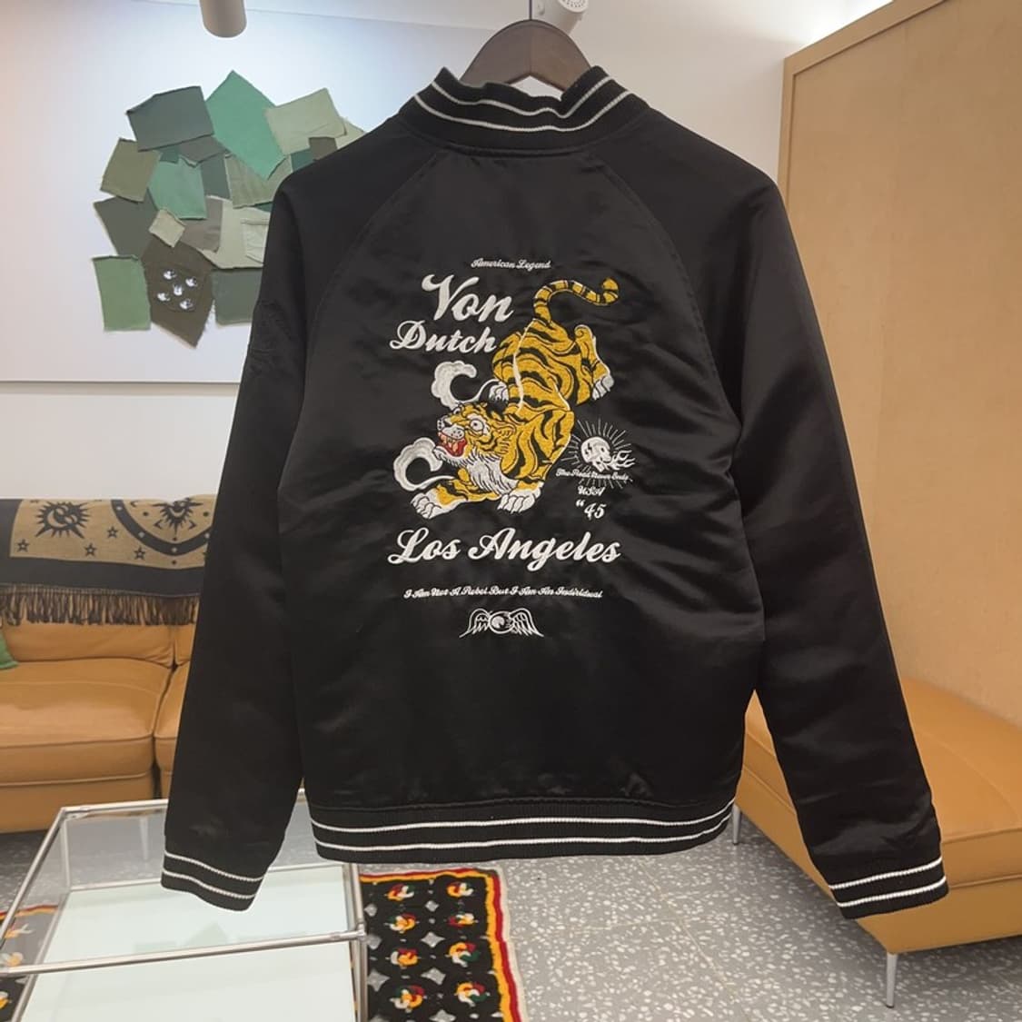 본 더치 올드스쿨 힙합 스카쟌 리버시블 바시티 자켓 95 C06702 상품이미지4