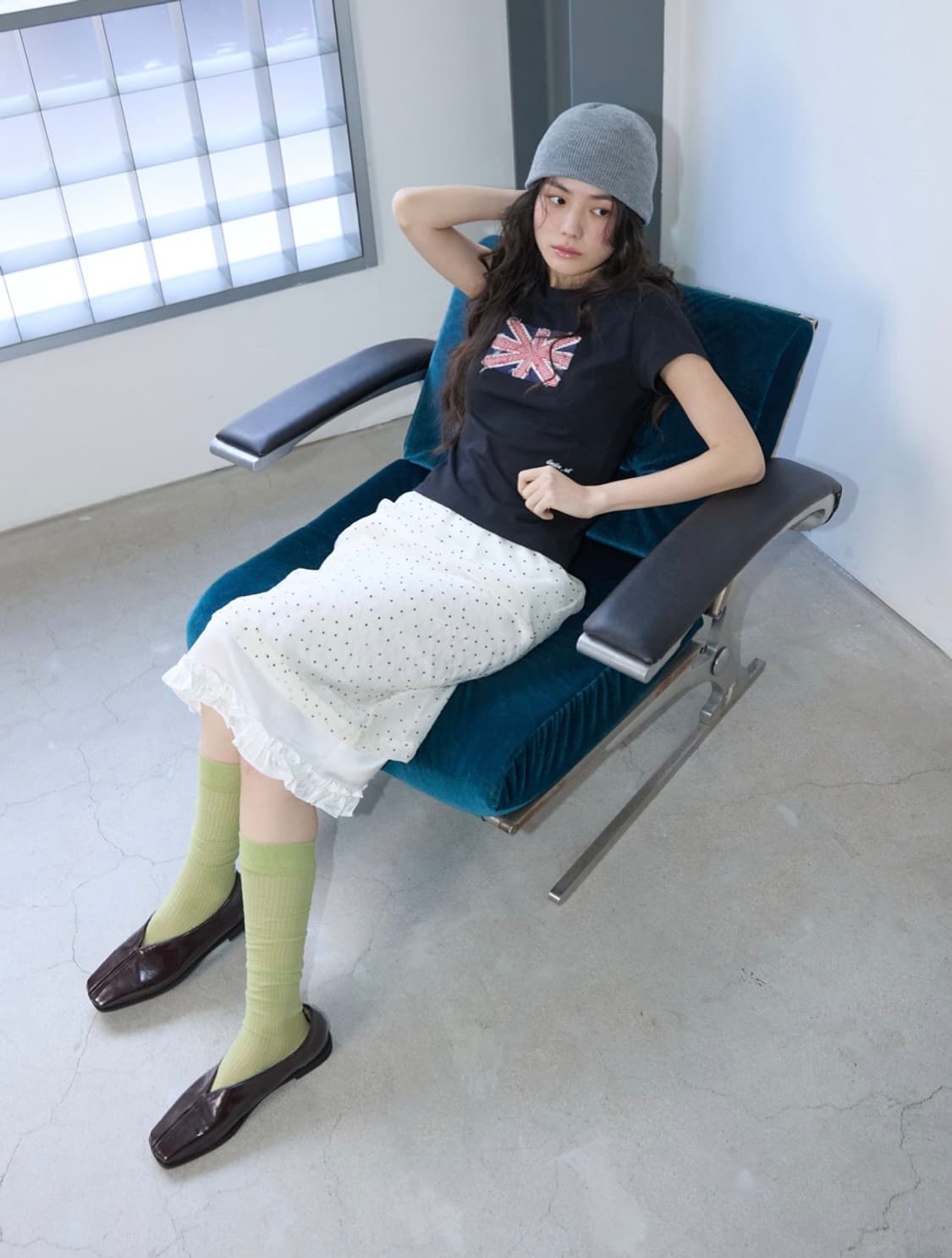 미치코런던 코시노 레이어드 스커트 M 상품이미지3