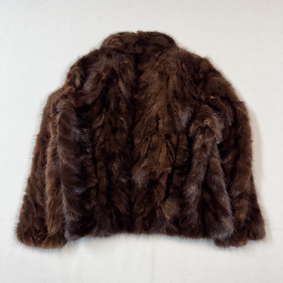 S) DOHO 브라운 밍크 숏 코트 퍼 자켓 상품이미지6