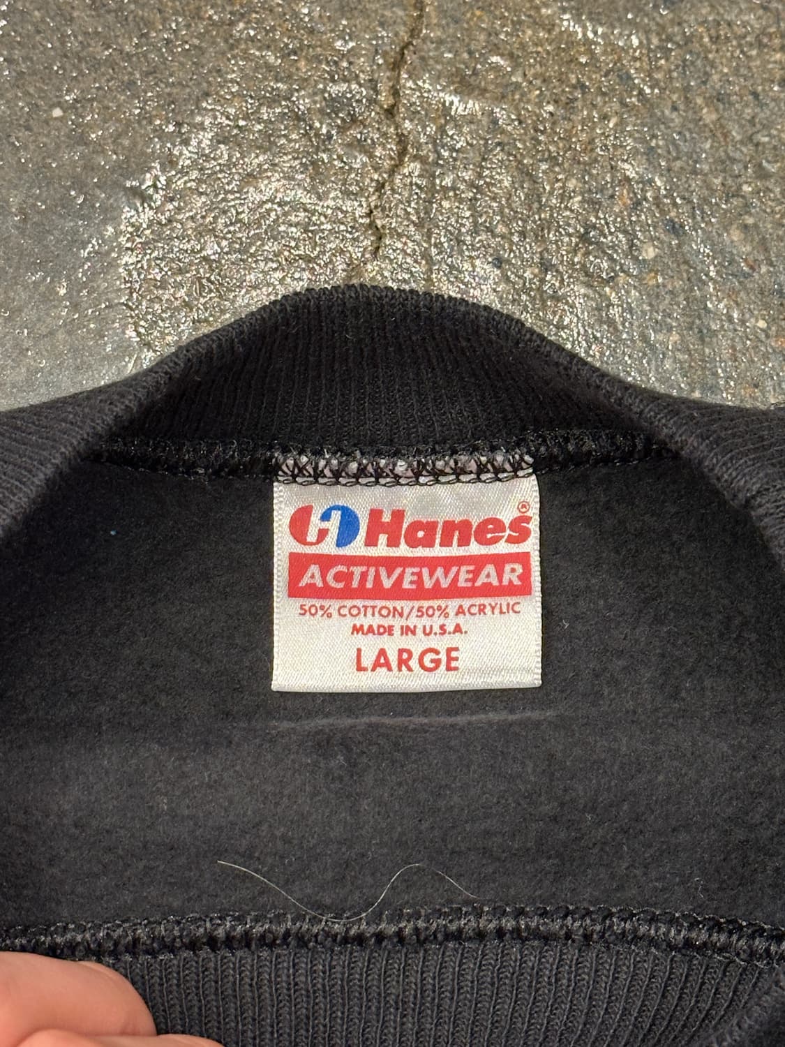 80s Hanes 50/50 made in USA 스웻셔츠 L 상품이미지3