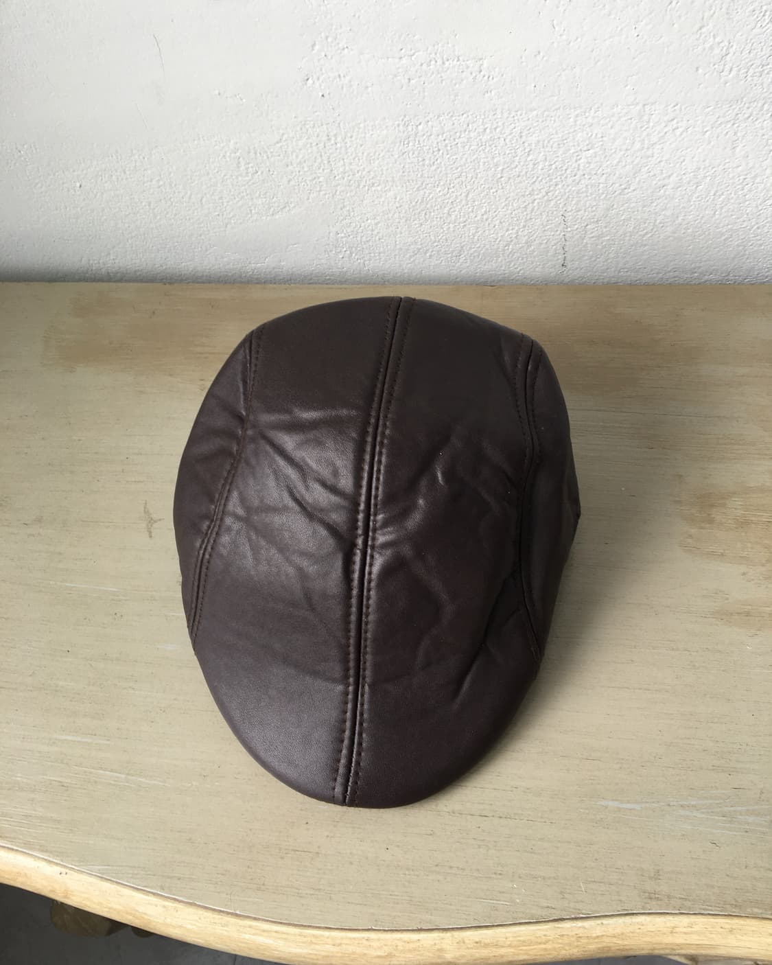 fake leather hunting cap 상품이미지4